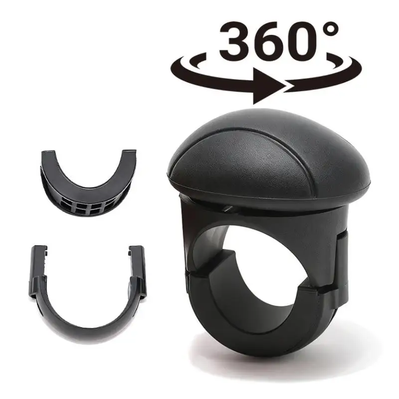 

Удобная силиконовая ручка-кнопка для руля 360° ° Плавное вращение, управление одной рукой, со встроенным металлическим подшипником и нескользящей рукояткой