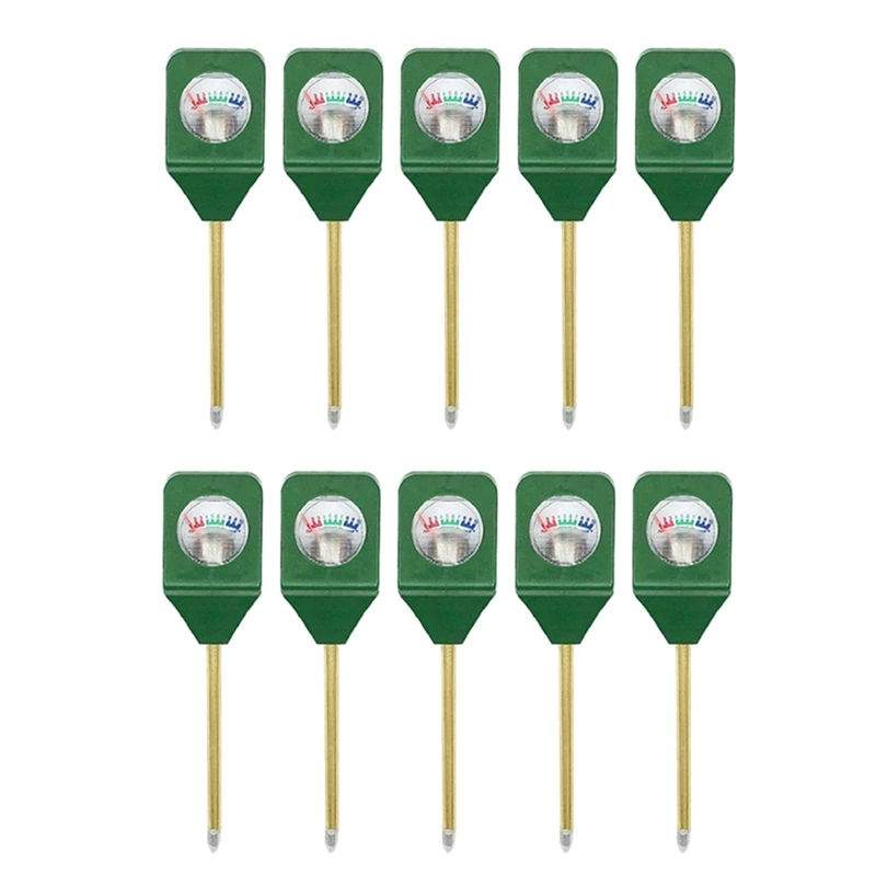 

ABCA-10 шт. портативный датчик влажности почвы монитор мини-анализатор почвы в горшке тестер температуры влажности растений