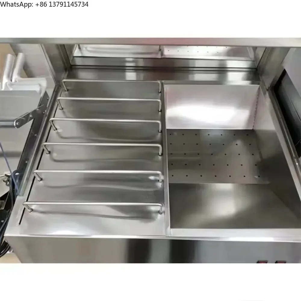 

Stainless Steel Countertop Chip Heater Commercial LED Fried Food Warmer, French Fries/Nachos, Fast Heat, Easy Clean, Restaurant