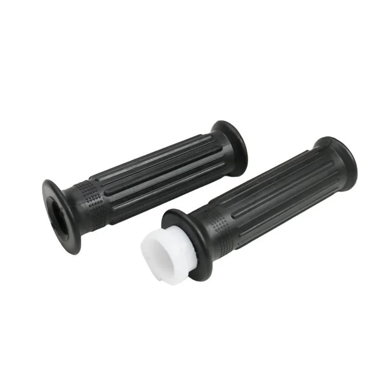 Empuñadura de manillar de motocicleta negra de 7/8 "y 22mm para Suzuki GN125 GN 125 Cafe Racer