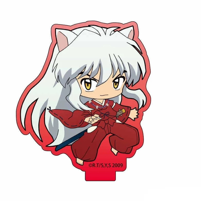 Fans Gifts Charm Anime Toy Inuyasha Mini Acrylic Stand Puni Chara HD Character Lilo and Stitch Acrylic Stand Ornaments About10cm