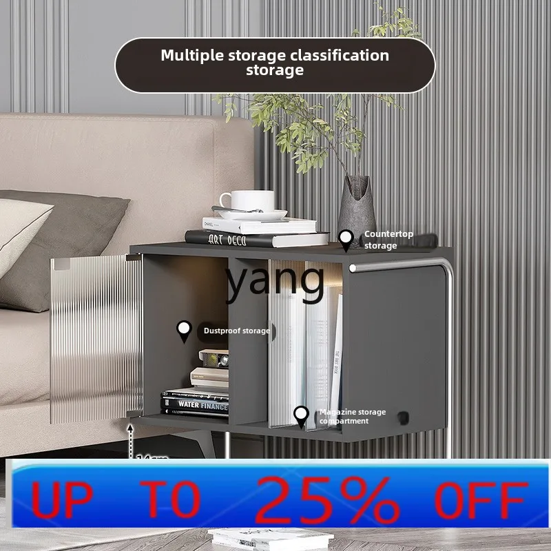 

LMM bedside table rack modern simple locker bedroom hanging home light luxury