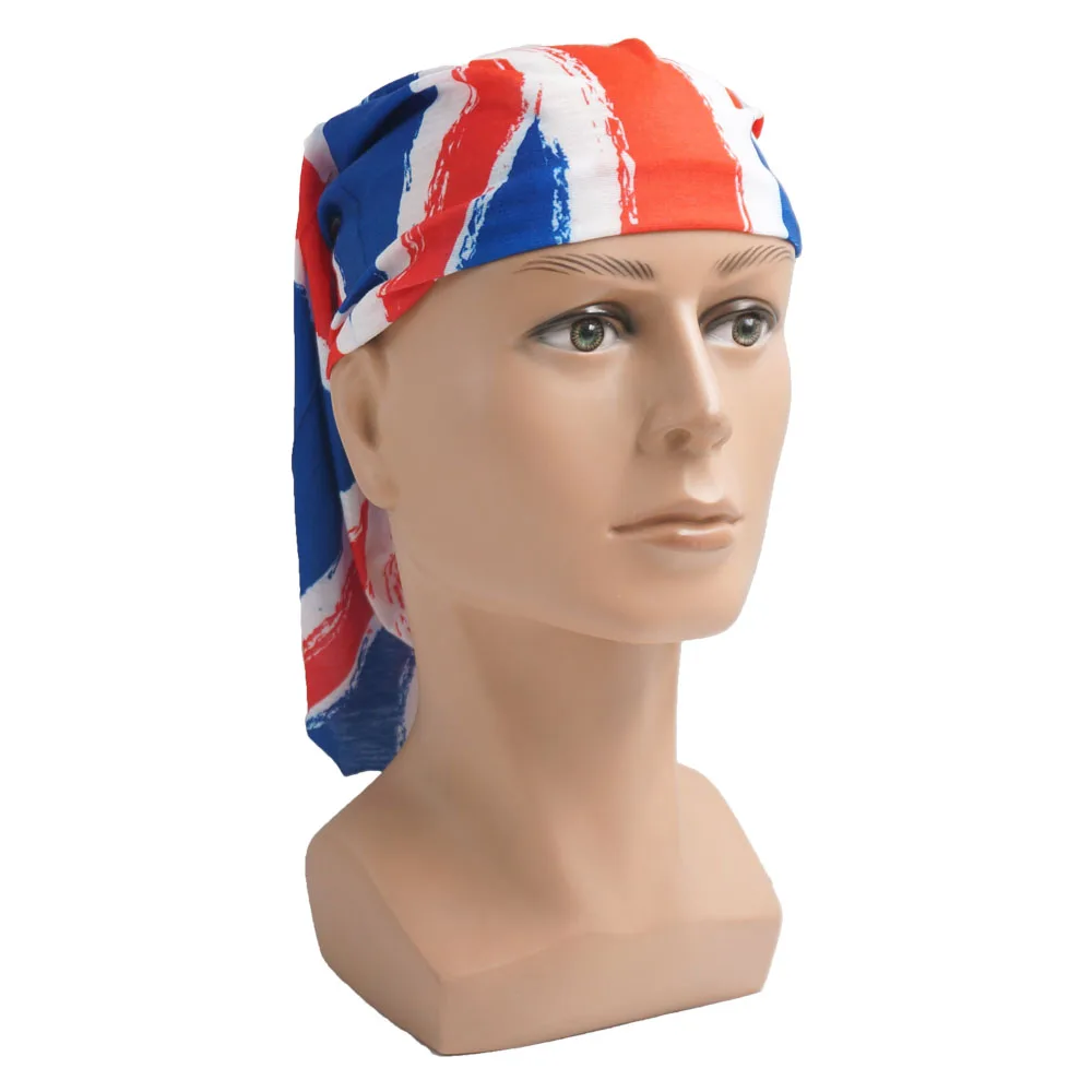 United Kingdom Flag Headband Bandana Outdoor Neck Gaiter Great Britain UV Protection Face Mask England Flag Print Cycling Scarf