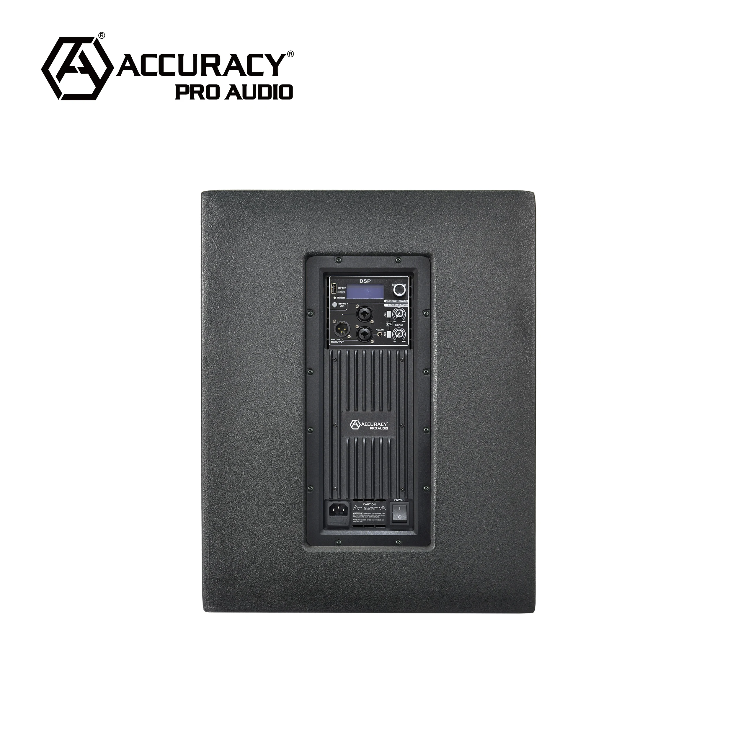 Accuracy Pro Audio AC35TD3-Bass Class-D Amplifier Powered PA Sub 15 Inch Active Subwoofer With DSP Digital Signal Processor