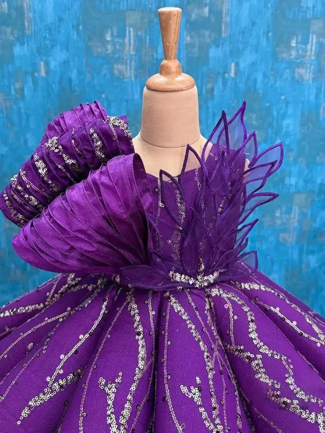 New Children\'s Party Dress Wedding Birthday Party Flower Girls Dresses A3705 Wholesale Girls Evening Gowns