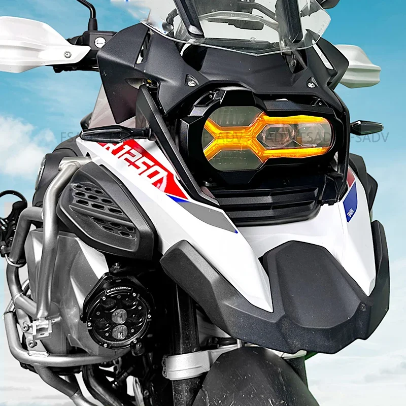 R1250GS Adventure R1200GS LC ADV Edition R 1250 GS 2013-2023 Motorcycle Headlight Protector  Lights Guard Cover