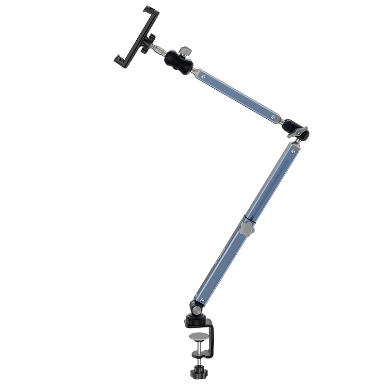 

Desktop 4-12.9 Inch Aluminum Alloy Tablet Stand for Ipad 360 Degree Rotation Arm Flexible Angle Metal Lazy Tablet PC Stand