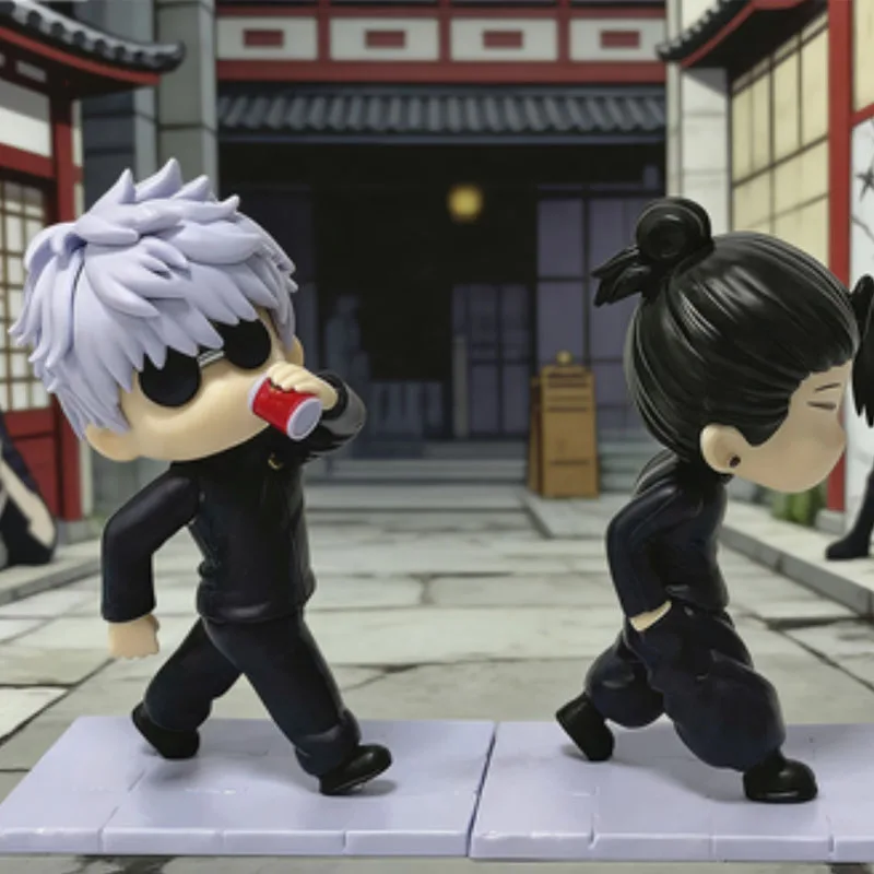 Figura de Anime Jujutsu Kaisen versión Q, Geto Suguru y Satoru Gojo, colección de figuras de acción, modelo de juguete para regalo