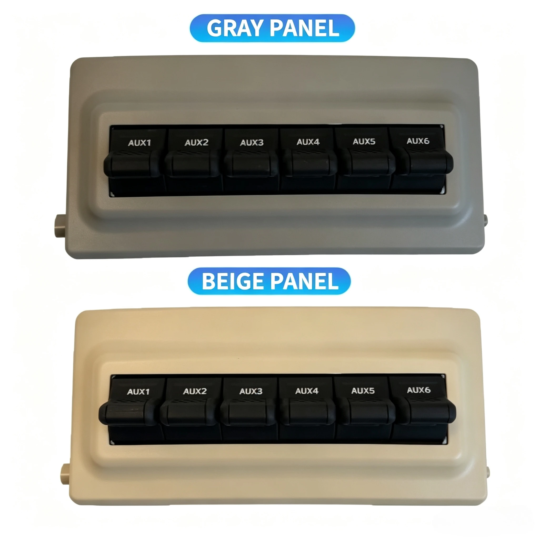 Car Roof Six-Way Aircraft Spotlight Switch Relay Control Box Switch For Toyota Prado LC150/GX460 Modification Accessories