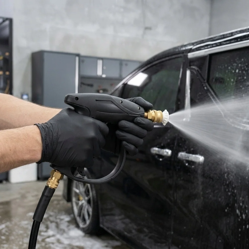 Effortless High Pressure Cleaning Machine with Smooth Trigger Action and Balanced Weight Distribution for Users