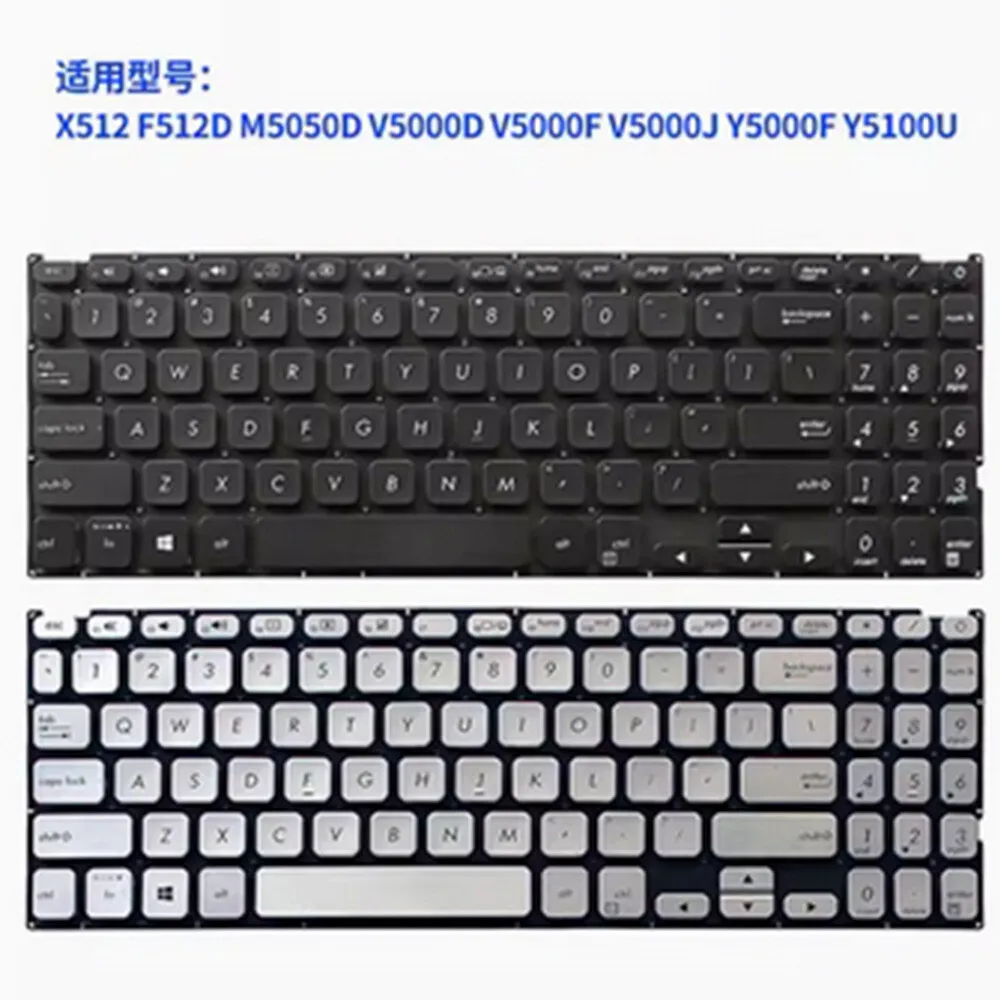 For ASUS X512 F512D Y5100U M5050D Y5000F V5000F D V5000J Laptop Backlit Keyboard