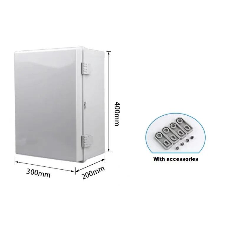 

400*300*200 MM Plastic Distribution Box Engineering Household Outdoor Waterproof Electrical Switch Accessories