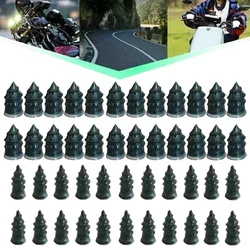 Vacuum Tyre Repair Nail Kit for Car Motorcycle Car Scooter Rubber Tubeless Tire Repair Tool Set Glue Free Repair Tire Film Nail