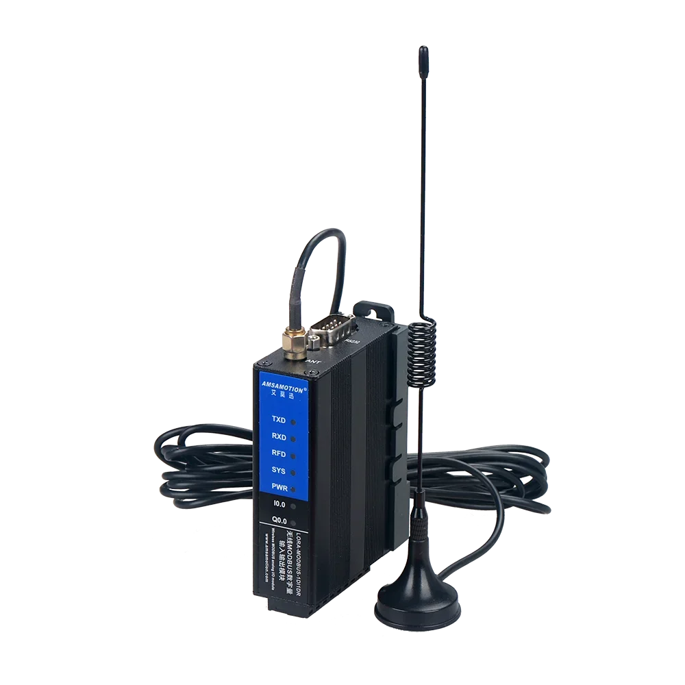 LORA-MODBUS-1DI1DR LORA Wireless Module Remote Control Transparent Transmission MODUBUS RTU Protocol Digital Input Relay Output