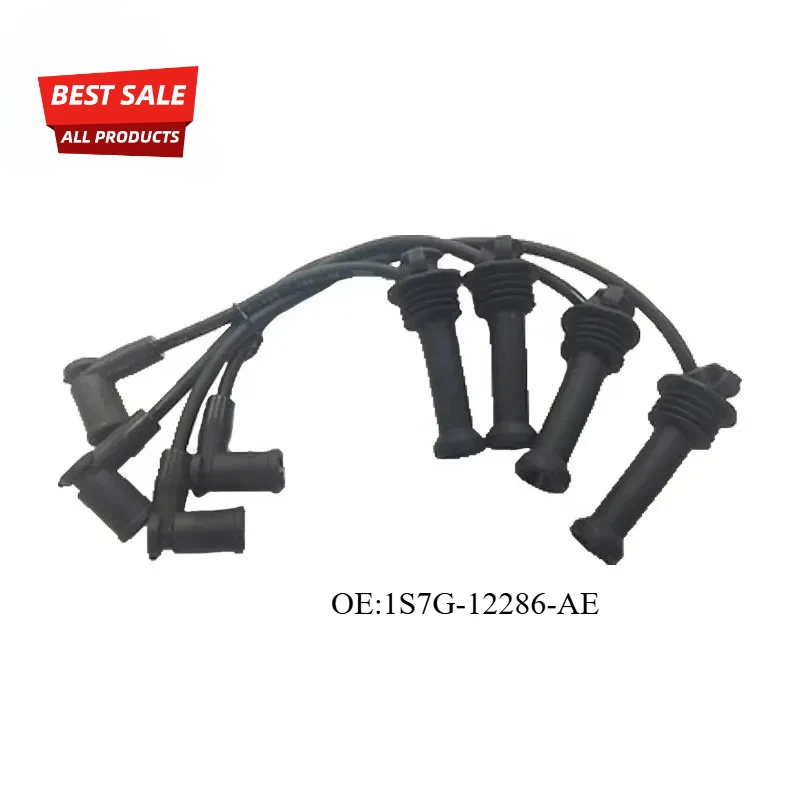 

1S7G-12286-AE 1S7G12286AE Spark Plug Cable a set of four wires For Ford Focus Fiesta 1.5