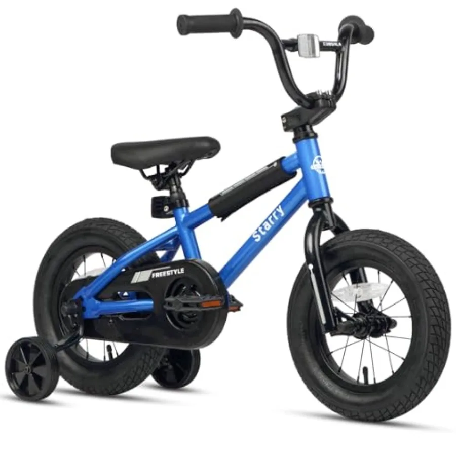 

Велосипед BMX-стиля 12, 14, 16, 18 дюймов с тренировочными колесами и ножным тормозом для детей 2-10 лет, для мальчиков и девочек, разные цвета