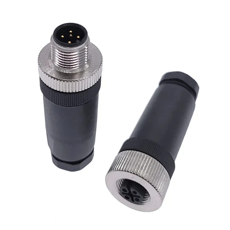 NMEA 2000 5Pin Straight Male PG9 connector waterproof male&female plug screw threaded coupling 5 Pin A type sensor connectors