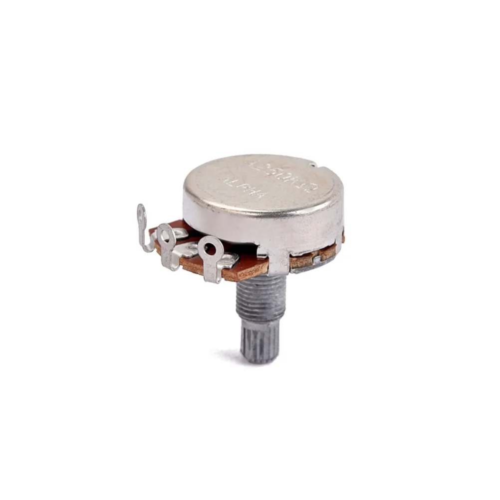 

2Pcs A250k Long Knurled Split Shaft Guitar Tone Volume Pots Audio Potentiometers Replacement Upgrade for Electric Bass Guitar
