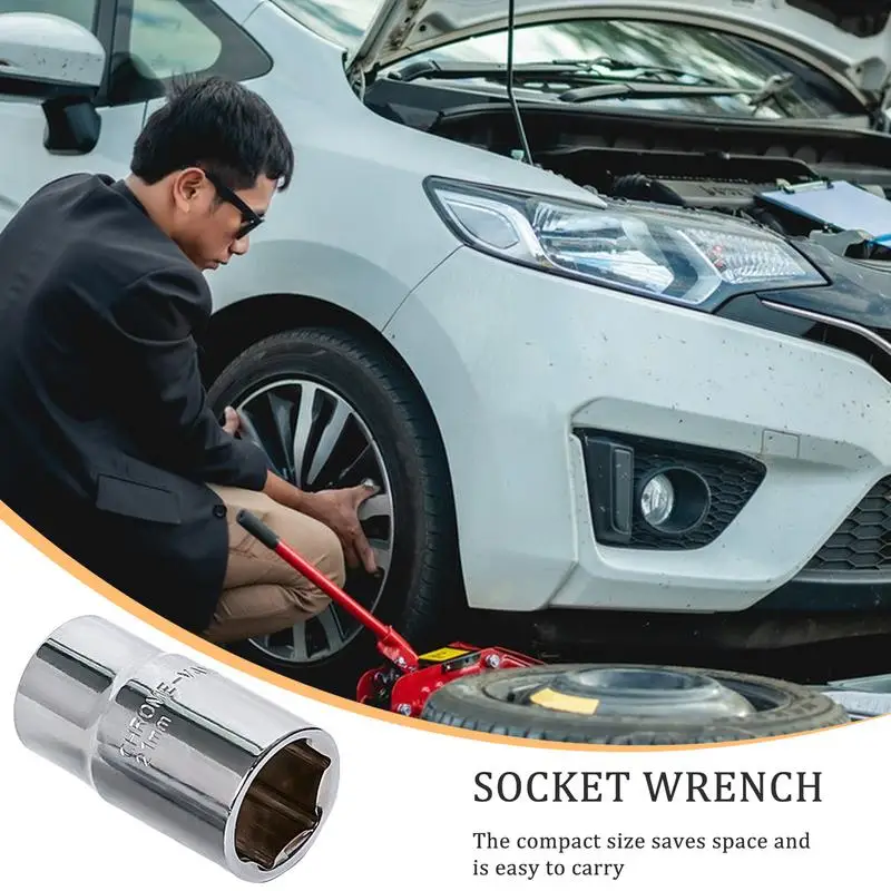 Socket Tool Steel Auto Repairing Accessories Drive Socket Double Side Quick-Release Multifunction Drive Socket Wrench For