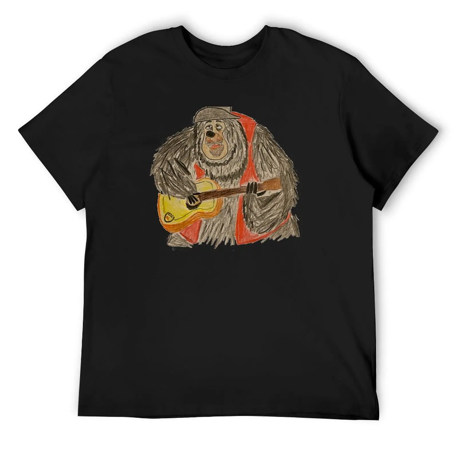 

Big Al Sketch - Country Bear Jamboree T-Shirt for a boy anime clothes tees graphic shirts mens t shirts top quality