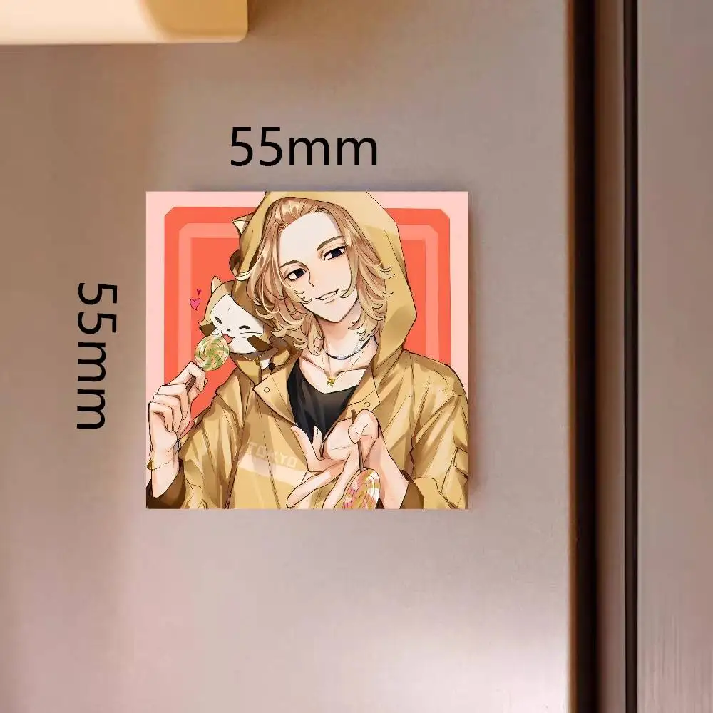 Manjiro Sano صورة شخصية مغناطيس الثلاجة مربع هدايا الزفاف الحرفية الديكور المغناطيسي #4