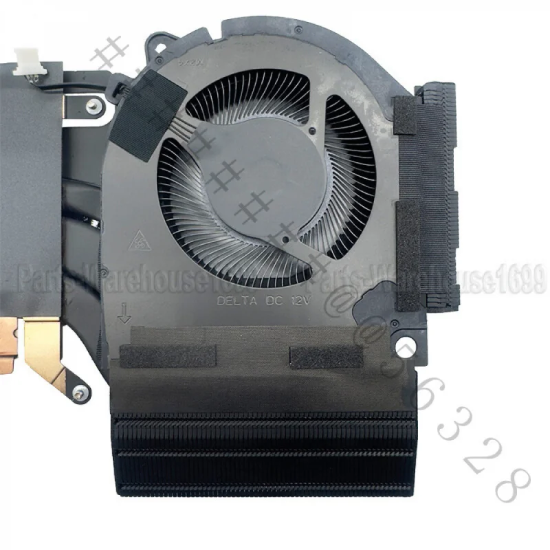 01K7YF New CPU GPU Heatsink Cooling Fan Thermal Module For Dell G15 5525 Gaming Laptop Radiator Replacement Assembly