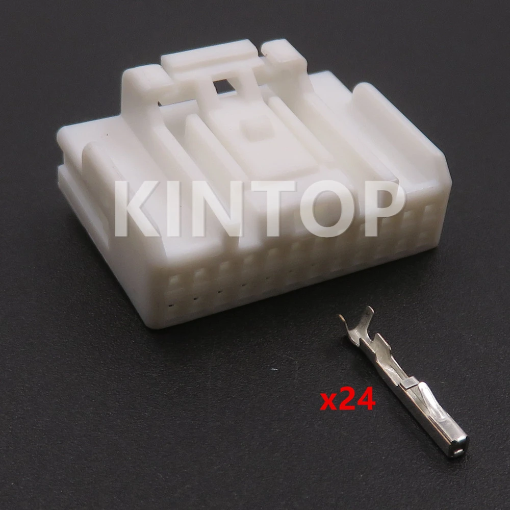 

1 Set 24 Pins AC Assembly Automobile Plastic Housing Unsealed Socket MG654102 Car Small Current Wire Cable Connector