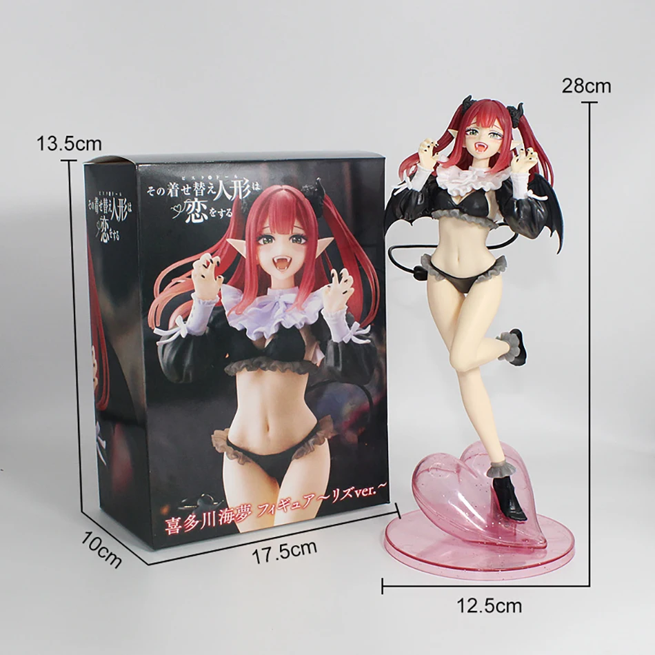 29 cm Anime Figur My Dress-Up Darling T-Most Kitagawa Marin PVC Modell Cos Schöne Teufel Liz Desktop Nette Modell Spielzeug Dekor Geschenk – Detail 1