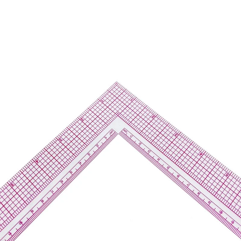 L Shape Plastic Ruler Garment Cutting Quilting Supplies Sewing Tools Craft Accessories Patchwork Tailor Scale Rule Drawing