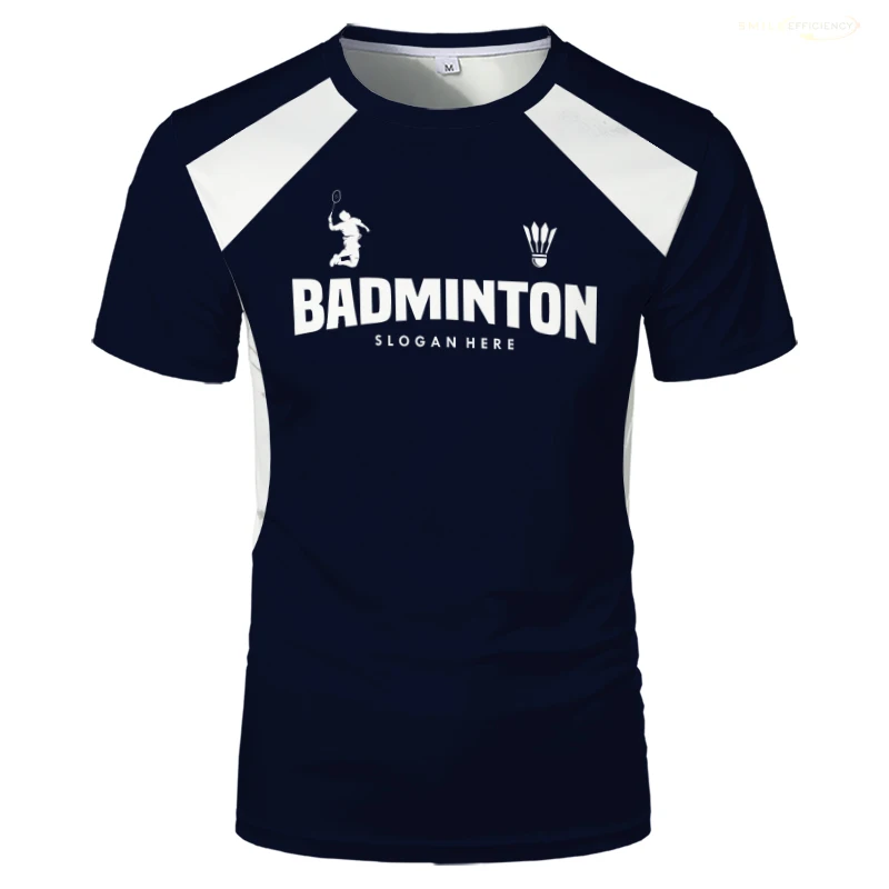 Badminton Jersey T Shirts Men & Women Quick Drying Sports Fitness T-shirt Breathable Round Neck Short Sleeved Training Tees