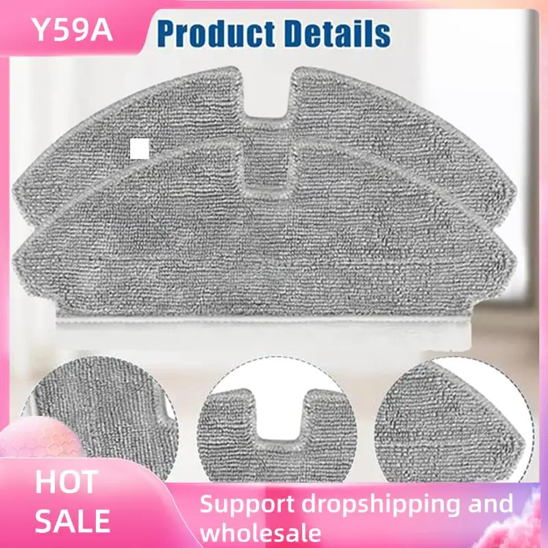 

Y59A Mop Cloth For Dreame Mova M1/Trouver M1 Vacuum Cleaner Parts Replacement Efficient Household Cleaning Accessories
