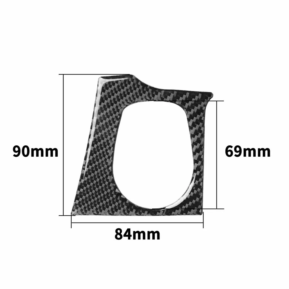 Carbon Fiber Keyhole Engine Start Button Trim Sticker Cover For BMW 3 Series F30 F34 3GT 13-17 2014 15 2016 RHD Right Hand Drive