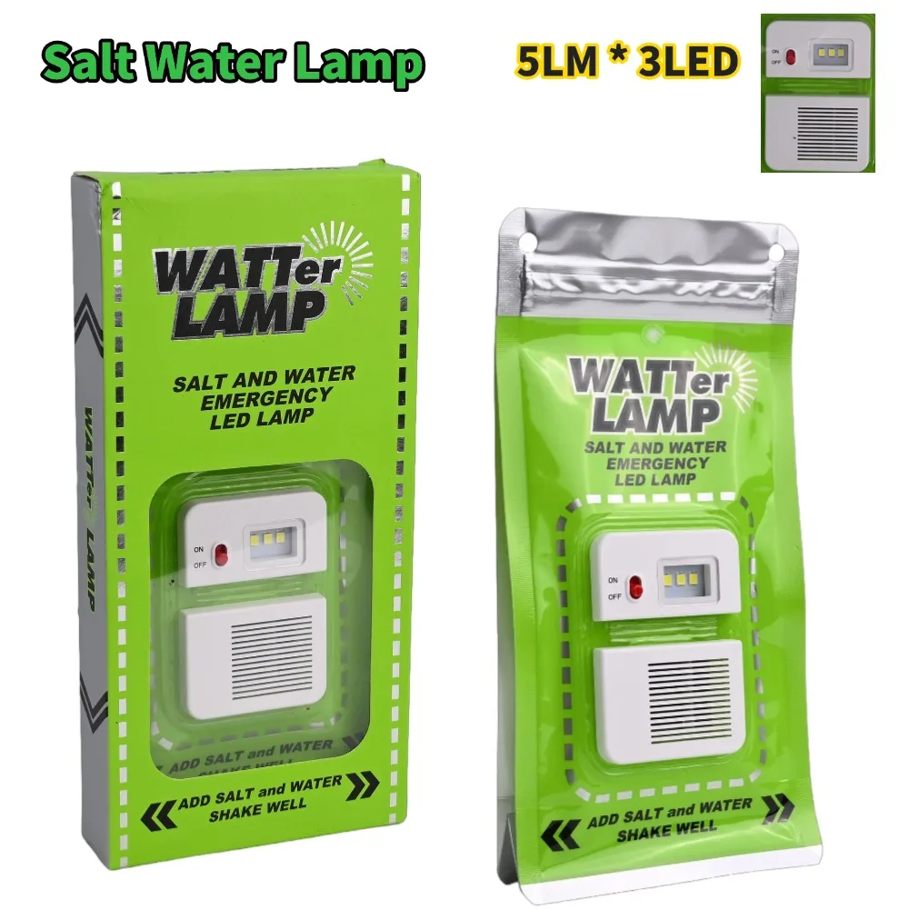 

Portable Outdoor Camping Lamp Salt Water LED Emergency Lamp for Camping Night Fishing Energy Saving Lamp Camping Lantern