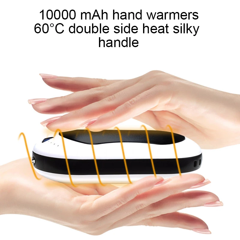 New USB Power Bank Electric Winter Hand Warmer for Hanging Out Travel Cute 10000 MAh Hand Warmer Proable Pocket Hand Heating