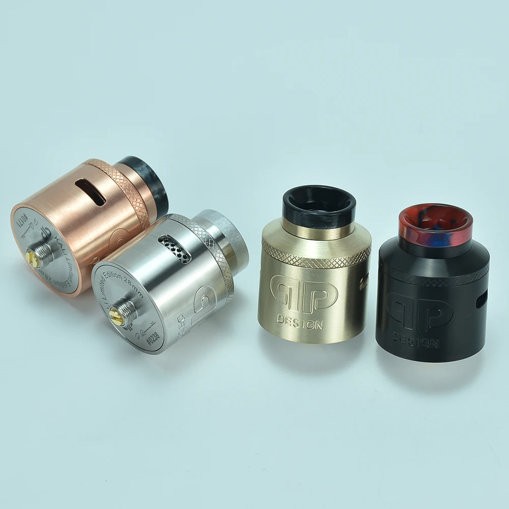 Wolfcoolvape QP Designs Kali 28mm Limited Edition KaLi V2 28mm rda 316ss Squonk BF PIN Dual Coil Vape Vaporizer tank Atomizer