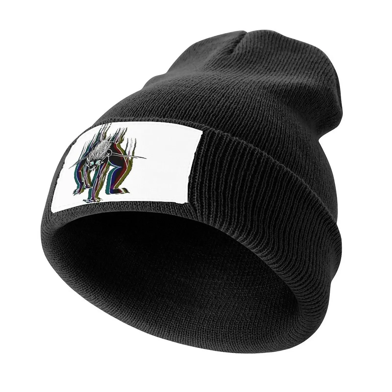 BLACK ICE CREEPIN - GLITCH Knitted Cap black Beach Bag Women's Beach Outlet Men's