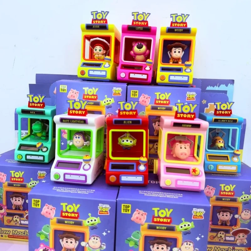 

New Genuine Toy Story Claw Machine Series Articulated Figures Blind Box Figure Collectible Desktop Ornament Birthday Gifts Toy