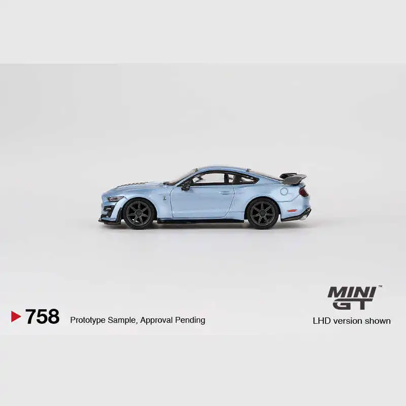 TSM model minigt 1/64 #758 Ford Mustang shelby GT500 Heritage Edition Die-cast Alloy Car Model Collection Toy Gift