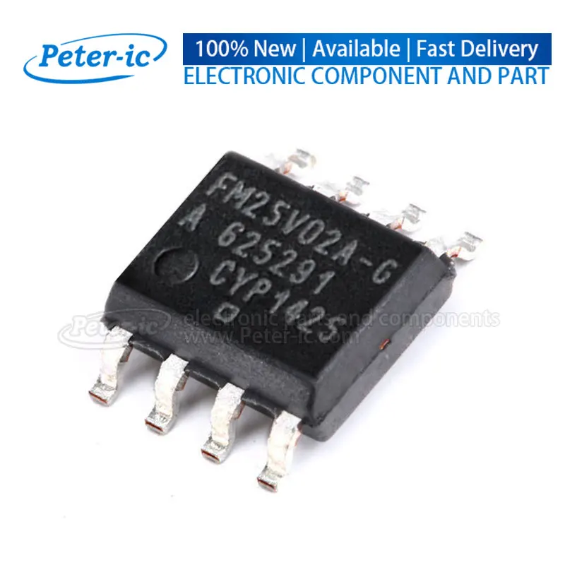 FM25V02A-GTR FM25V02A-G SOIC-8 2V~3.6V SPI Interface 256Kbit 40MHz SPI SOIC-8 FRAM Available Peter-ic(1pcs)