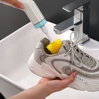 Powerful Electric Shoe Washing Brush with 2 Brush Heads Deep Cleaning Spin Scrubber Brush Efficient Rechargeable