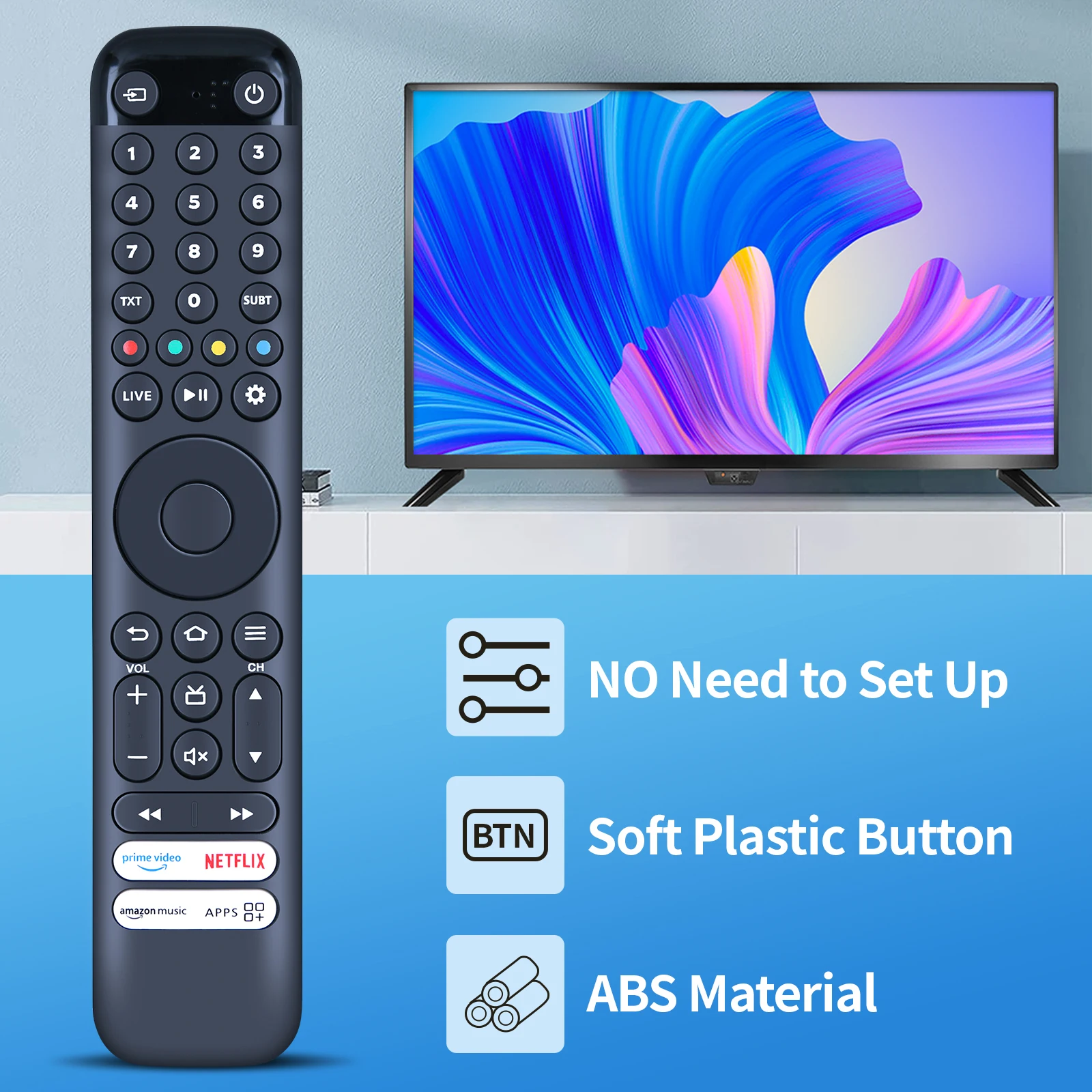 جهاز تحكم عن بعد صوتي جديد لتلفزيون TCL 43 بوصة 50 بوصة 55 بوصة PF650K Series 4K UHD Smart Fire TV #3