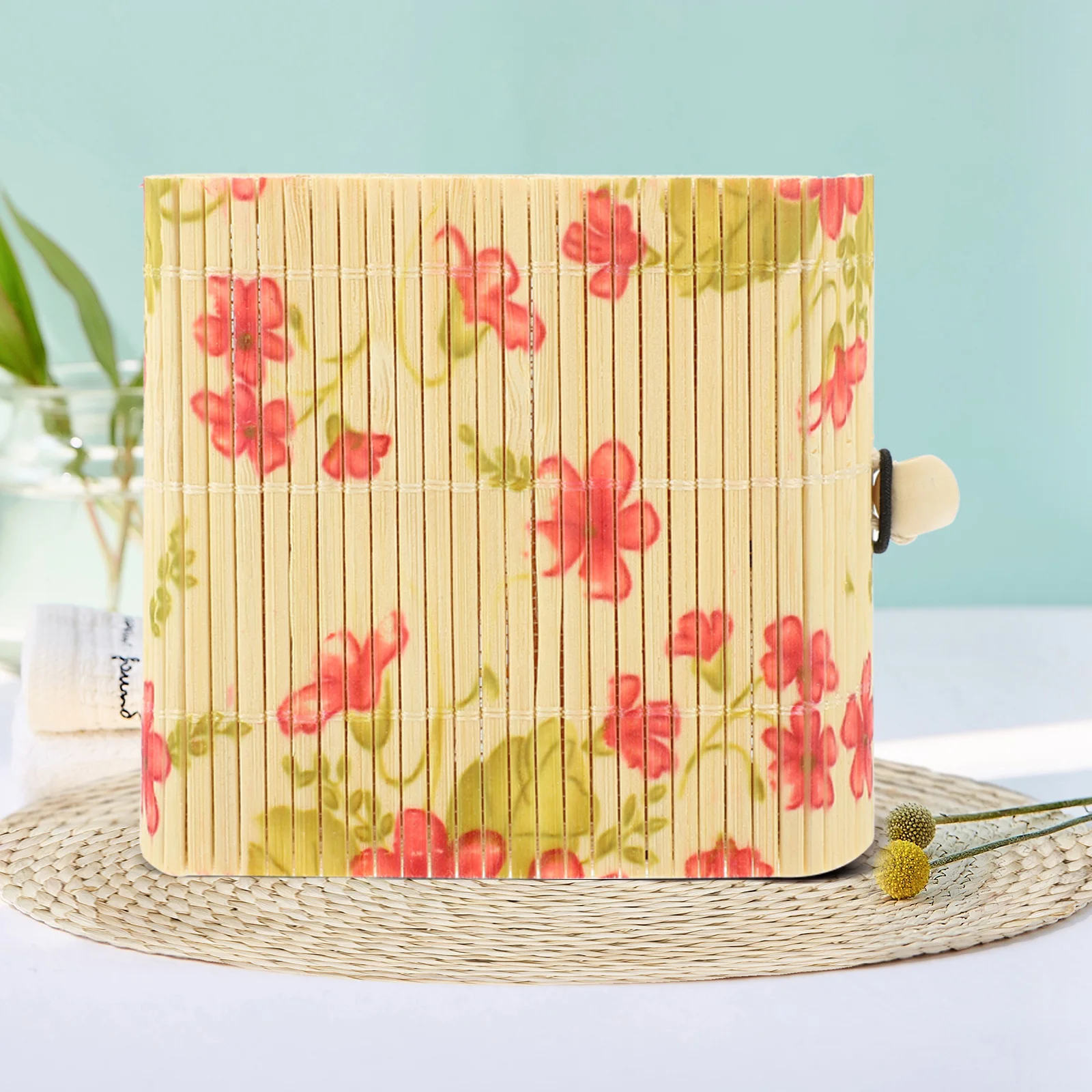 

6pcs Bamboo Jewelry Boxes Retro Wooden Storage Organizer For Rings Earrings Necklace Gift Vintage Treasure Chest Bamboo Keepsake