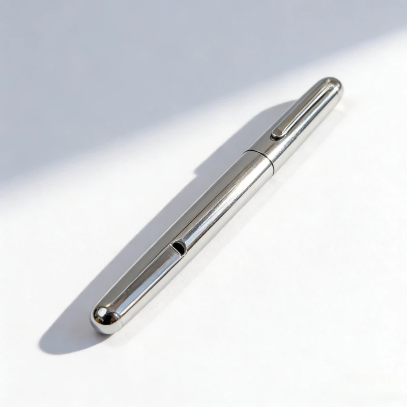 Günstiger Verkauf 2026 Silber Stahl MBS Gelstift für die Schule M B0.7 Spitze Retro Klassischer Metall-Füllfederhalter Premium Iridium-Spitze Niedliche Artikel