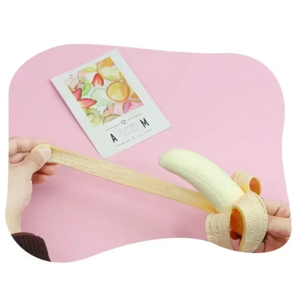 Wishy Squishy Slow Rising Squishy Banana Wrist Hand Pad Rest Kids Toy Charm Home Decoration Surprise Gift