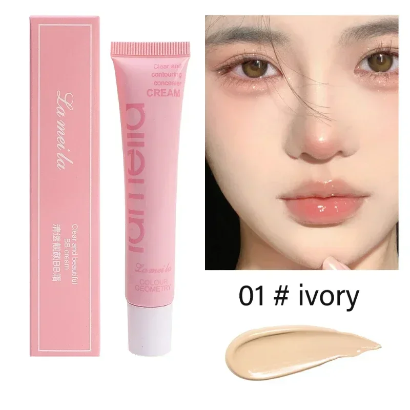 Waterproof BB Cream Natural Moisturizing Oil-control Liquid Foundation Concealer Brighten Skin Matte Isolation Makeup Cosmetics