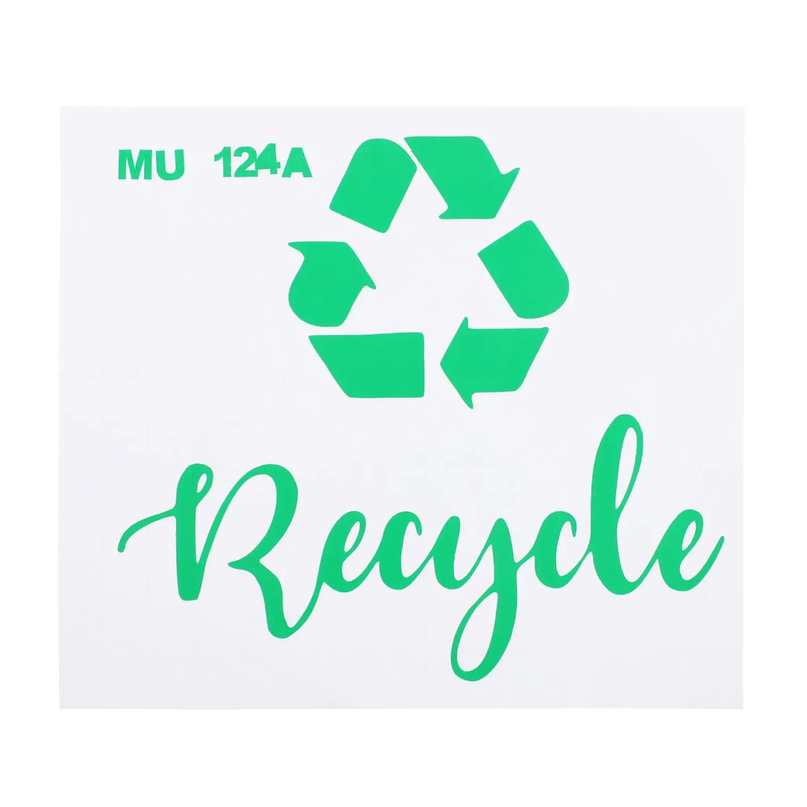 Trash Can Garbage Classification Mark Decals Recycling Stickers Waste Container The Sign Adhesive Label Green Sorting