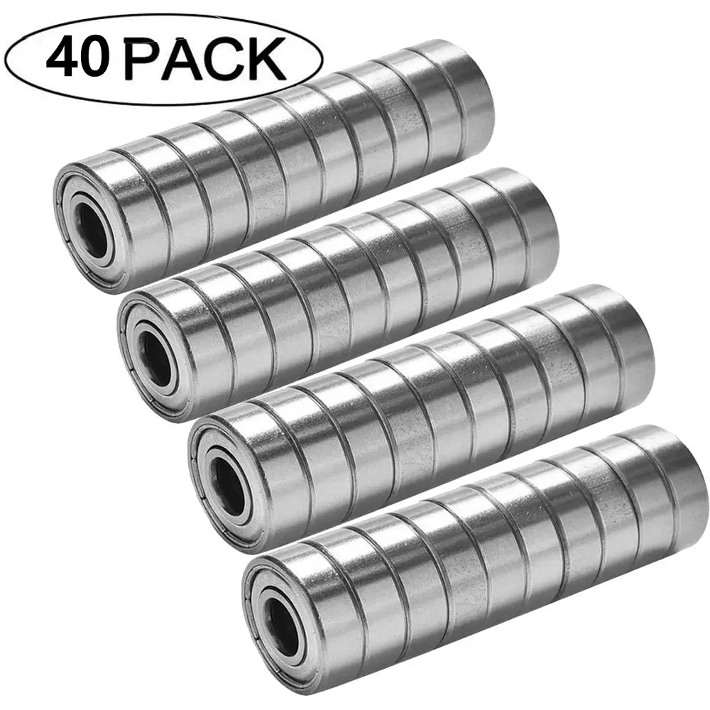 20pcs 608ZZ Lager 8X22X7 Mm (10 Stuks) ABEC-5 Patin Wandelwagen Miniatuur 608 Zz Kogellagers 608Z 608 2Z Lager