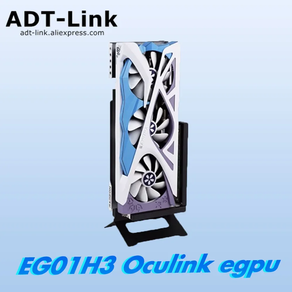 oculink egpu graphics docking station mini pc 64gbps laptop para graficos externos placa de video eg01h3 800w hot swap 4090 01