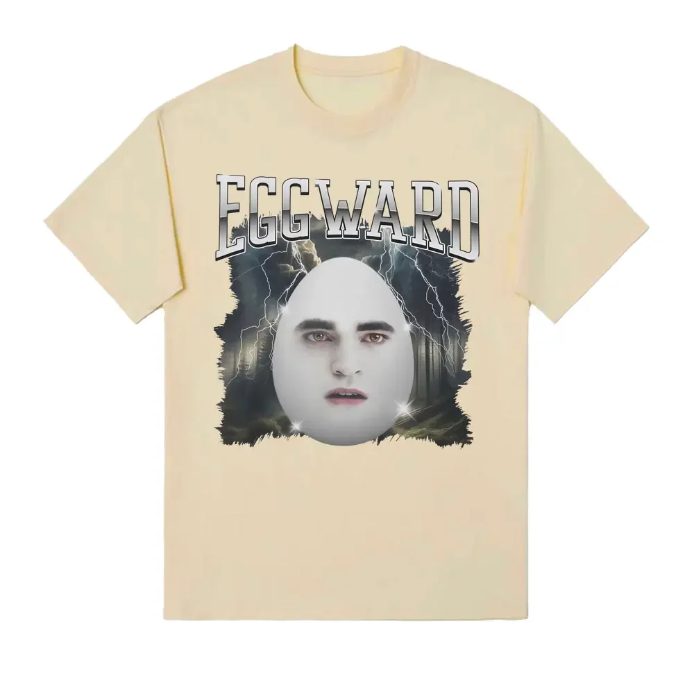 جديد مضحك egward محاكاة ساخرة الجرافيك 100 القطن الخالص الطباعة تي شيرت روبرت باتينسون ميمي الرجال الرجعية الفيلم الكلاسيكي قصيرة الأكمام #5