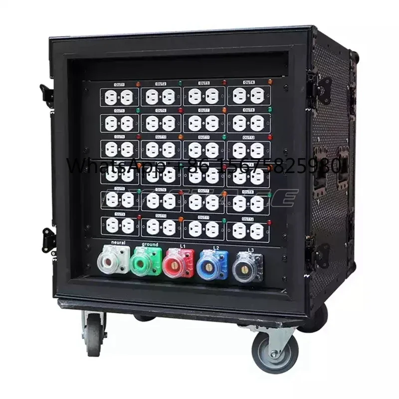 24 Road 48 Road 15A US Standard Plugs Waterproof Stage Power Distributor Professional Stage Power Distribution Box